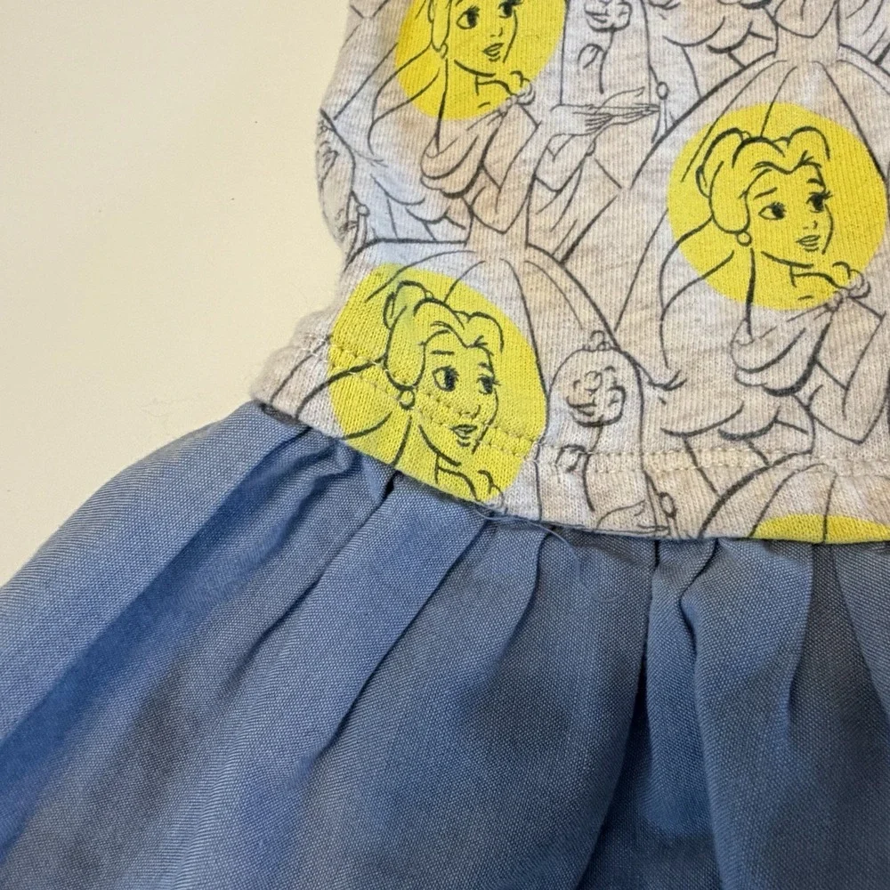 Baby Gap Disney Belle Dress Toddler Girls 3 Years 3T Beauty And The Beast Knit